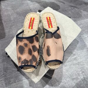 Respoke Francesca‎ Leopard Print Espadrille Alexander McQueen Sandal